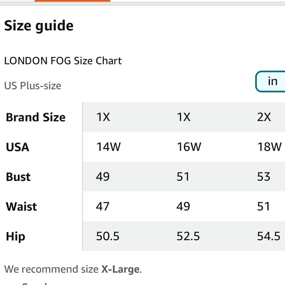 NWT ☃️ LONDON FOG BELTED WHITE FAUX FUR TRIM HOODED PUFFER COAT Womens 1X or 16W - Picture 12 of 12